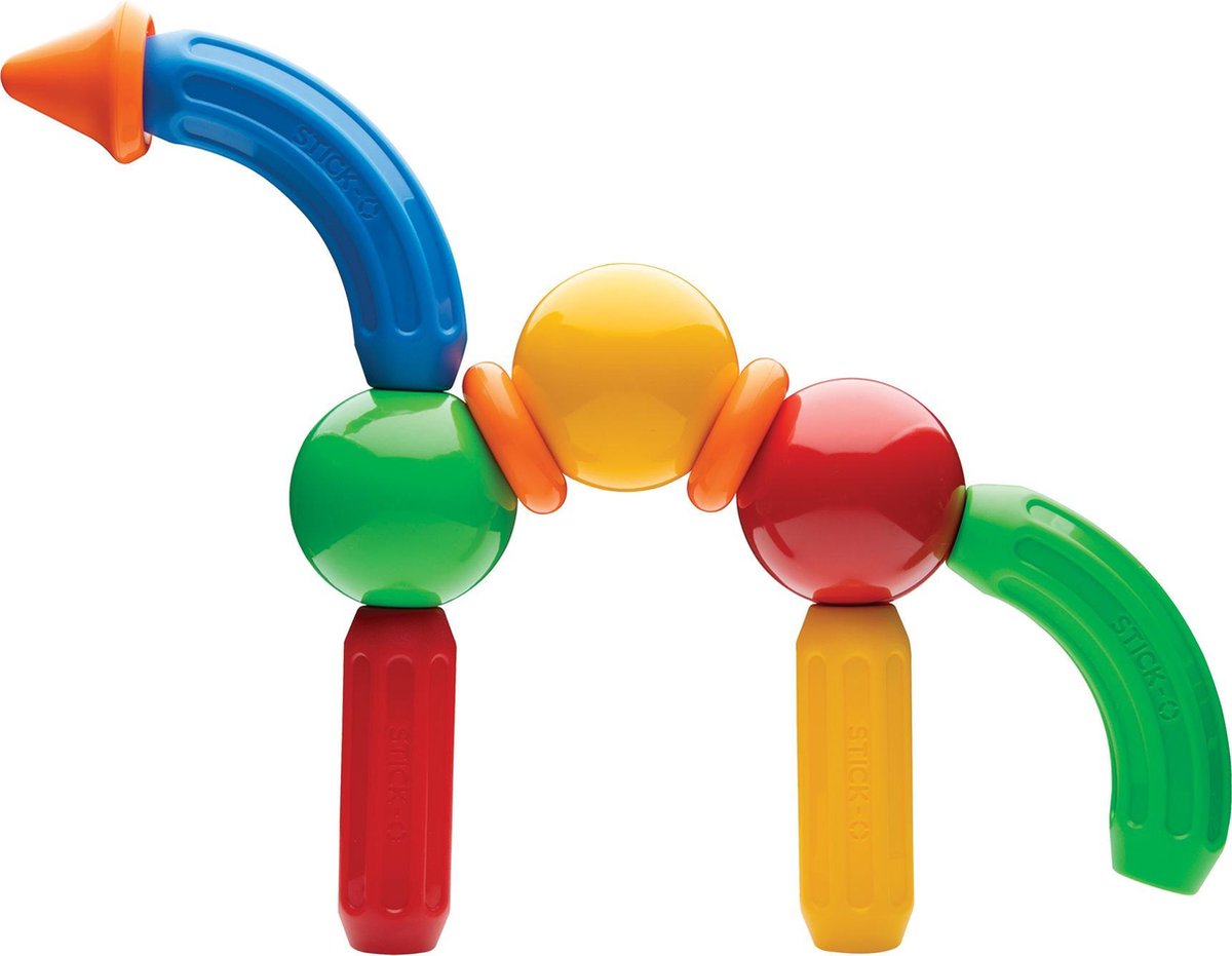 Stick-O Stick O bouwset Basic 10 delig 20 modellen multicolor
