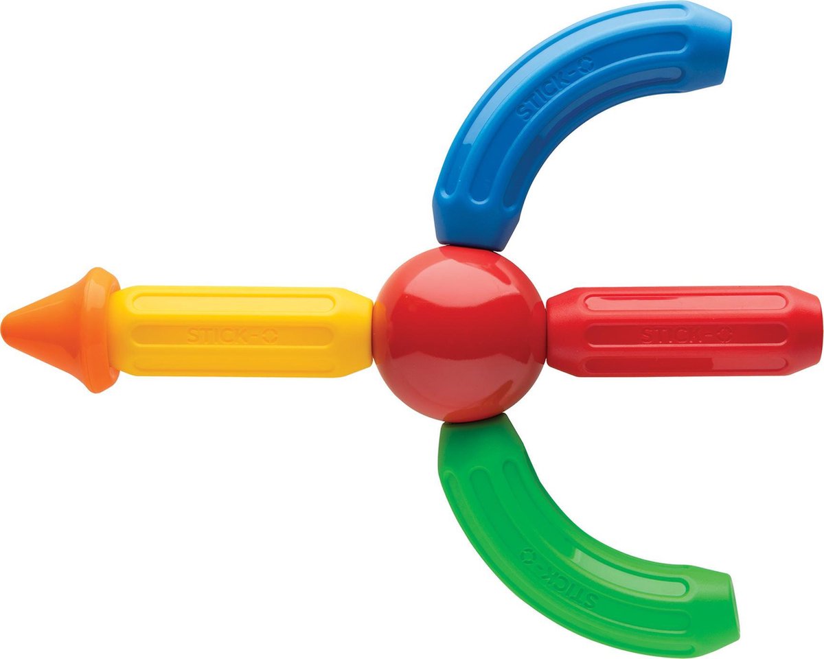 Stick-O Stick O bouwset Basic 10 delig 20 modellen multicolor