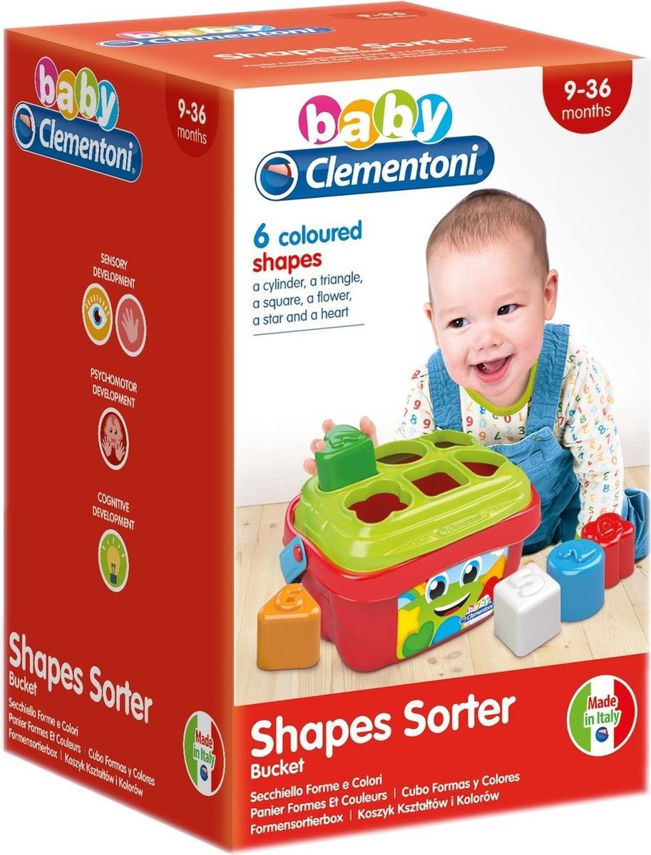 Clementoni vormenstoof 7 delig 23 cm