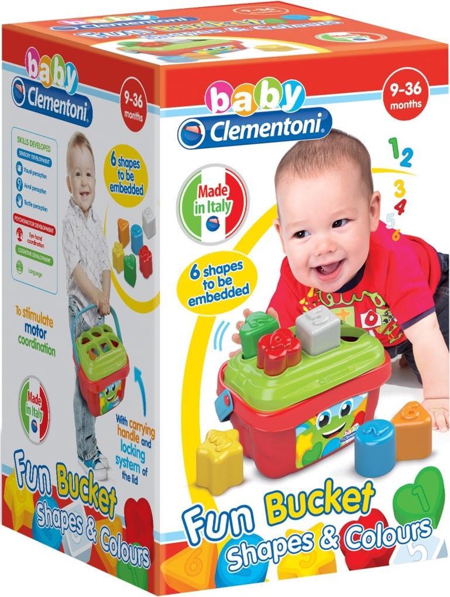 Clementoni vormenstoof 7 delig 23 cm