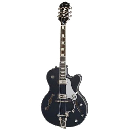 Epiphone Emperor Swingster Black Aged Gloss semi-akoestische gitaar