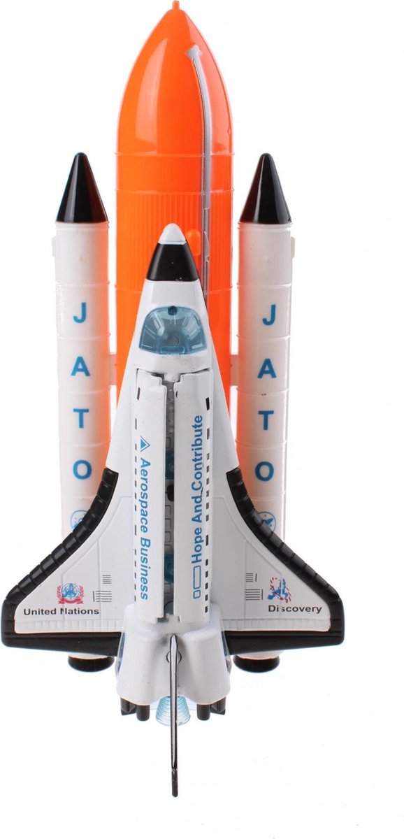 Johntoy speelset Space Shuttle 10 delig - Wit