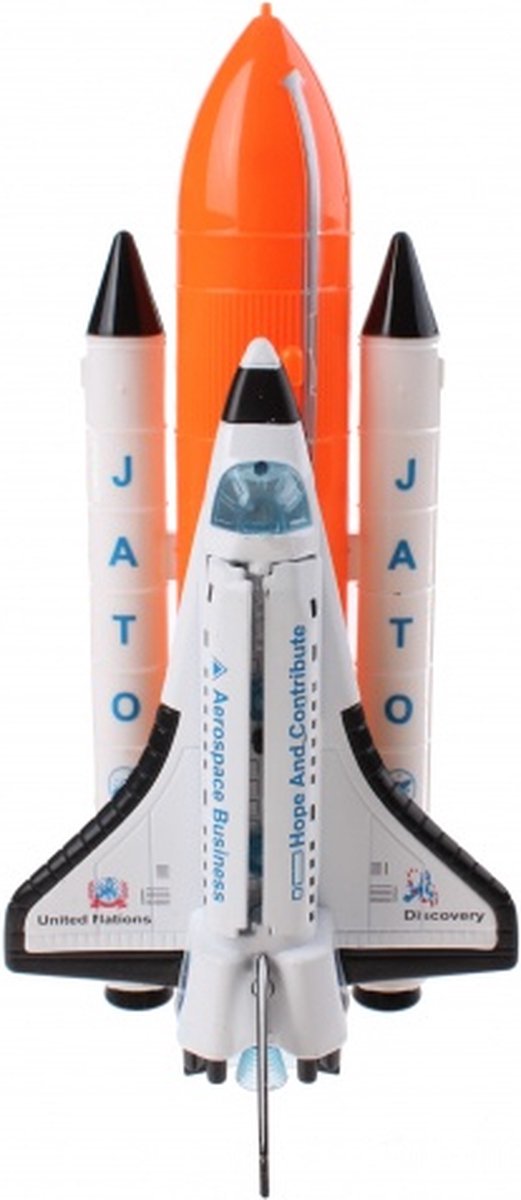 Johntoy speelset Space Shuttle 10 delig - Wit