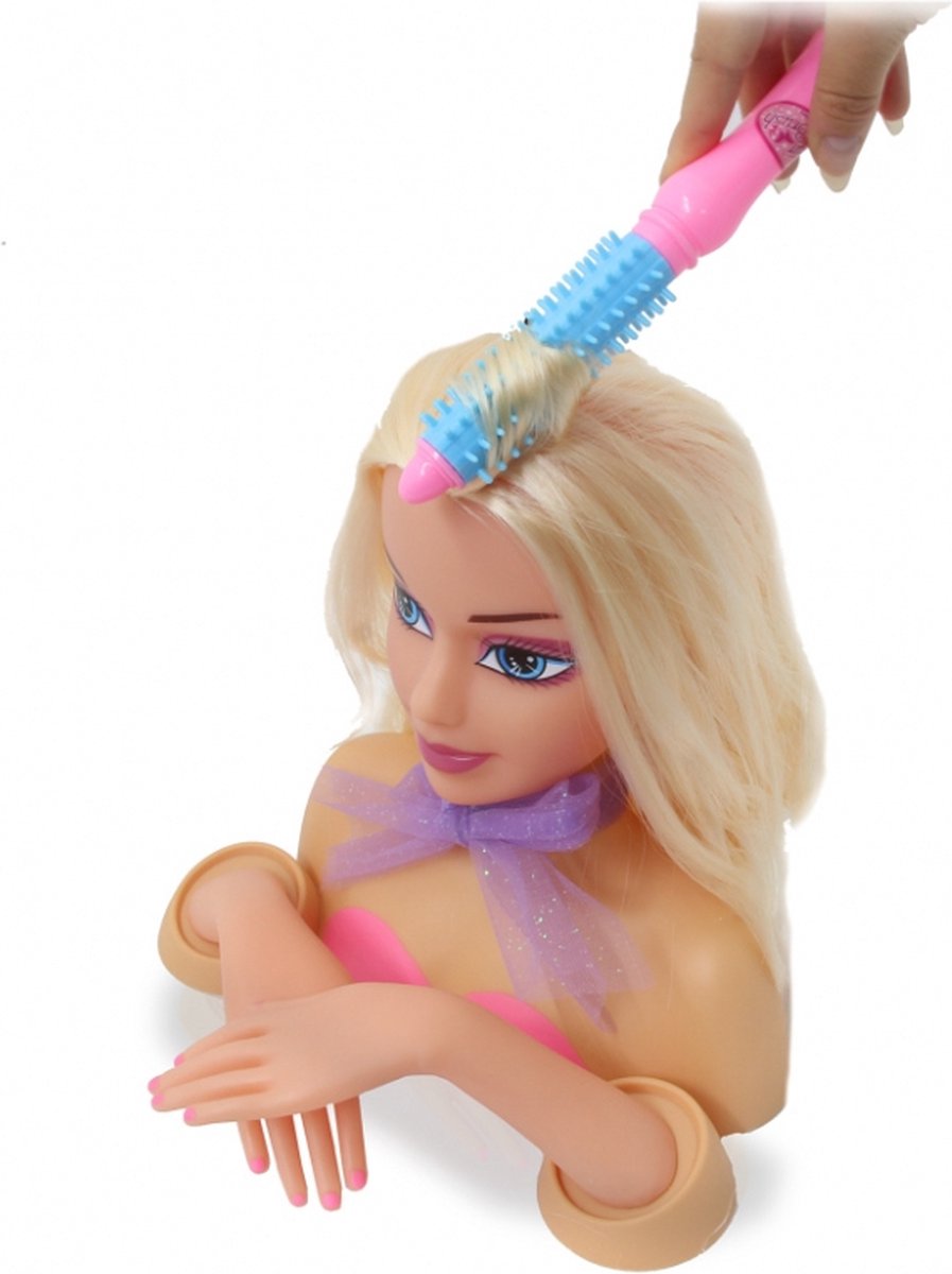 Jamara kaphoofd prinses Bella meisjes 24,5 cm 8 delig - Roze