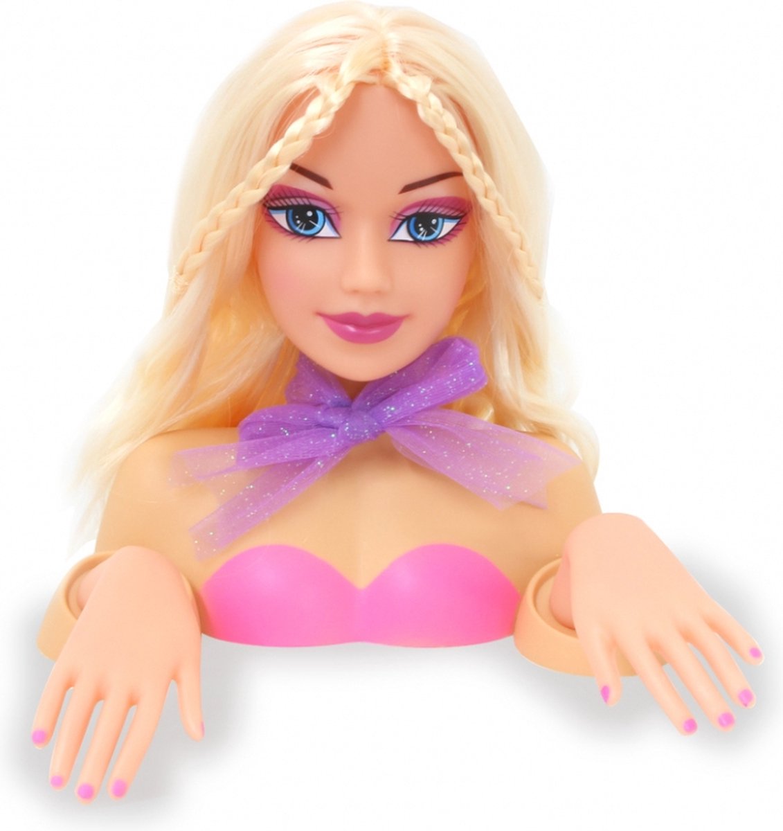 Jamara kaphoofd prinses Bella meisjes 24,5 cm 8 delig - Roze