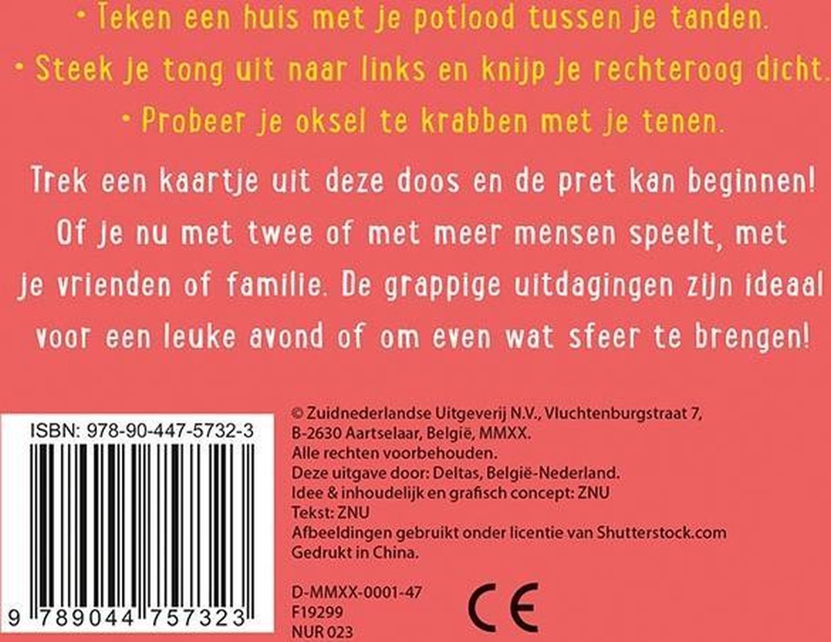 Doe eens gek! opdrachtenboek kaartenset