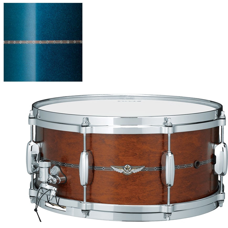 TAMA Star TMS1455S-SBM Satin Blue Metallic Maple 14 x 5.5 inch snaredrum