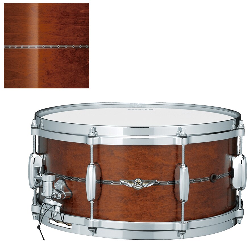 TAMA Star TMS1455S-SAB Satin Antique Brown Maple 14 x 5.5 inch snaredrum