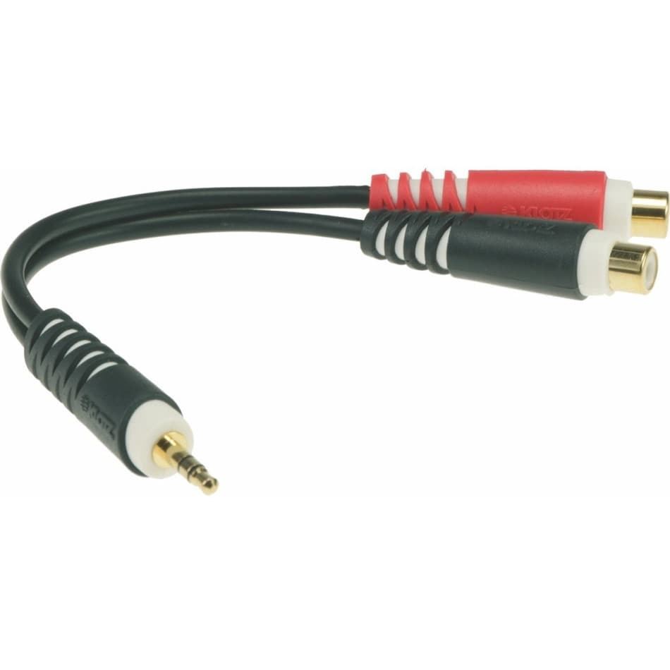 Klotz AYS-4 Y adapter 3.5mm jack stereo - 2x RCA female 0.2m