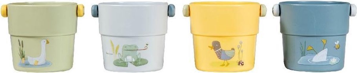 Rubo Toys badbeker Little Dutch junior 7,5 x 7 cm 4 stuks