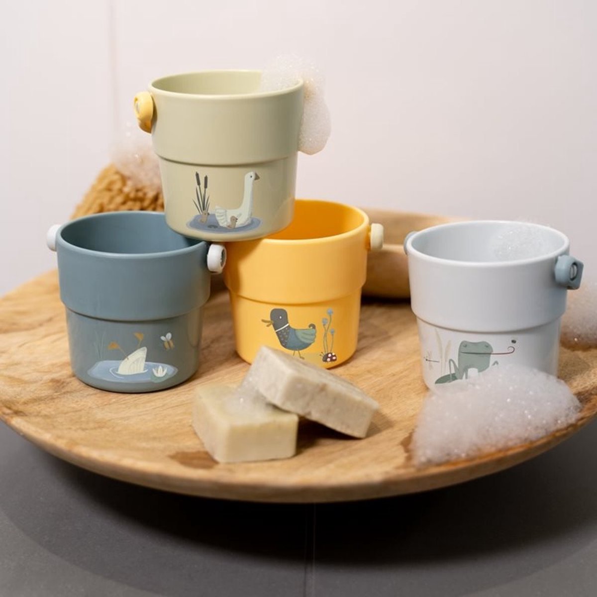 Rubo Toys badbeker Little Dutch junior 7,5 x 7 cm 4 stuks