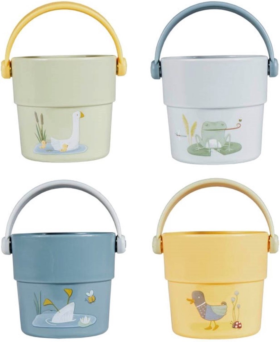 Rubo Toys badbeker Little Dutch junior 7,5 x 7 cm 4 stuks