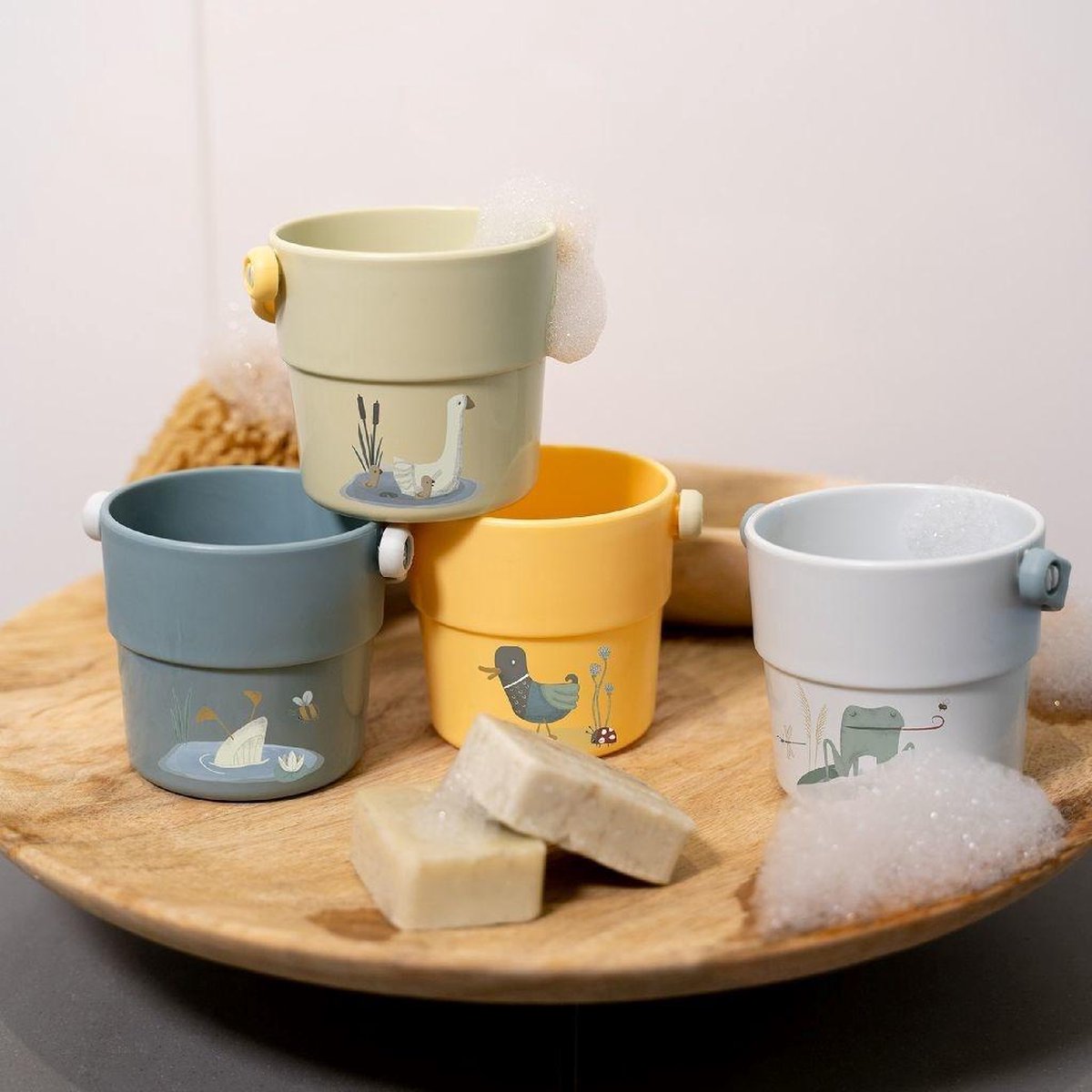 Rubo Toys badbeker Little Dutch junior 7,5 x 7 cm 4 stuks