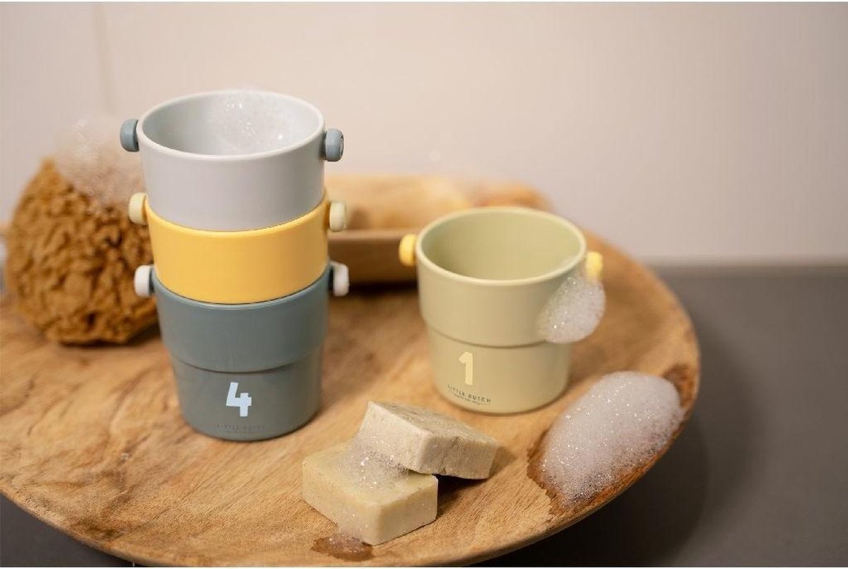 Rubo Toys badbeker Little Dutch junior 7,5 x 7 cm 4 stuks