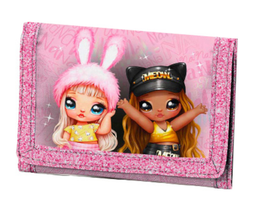Na!Na!Na! Surprise portemonnee Dolls 13 x 8 cm polyester - Roze