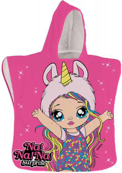 Na!Na!Na! Surprise badponcho Dolls 100 x 50 cm polyester - Roze