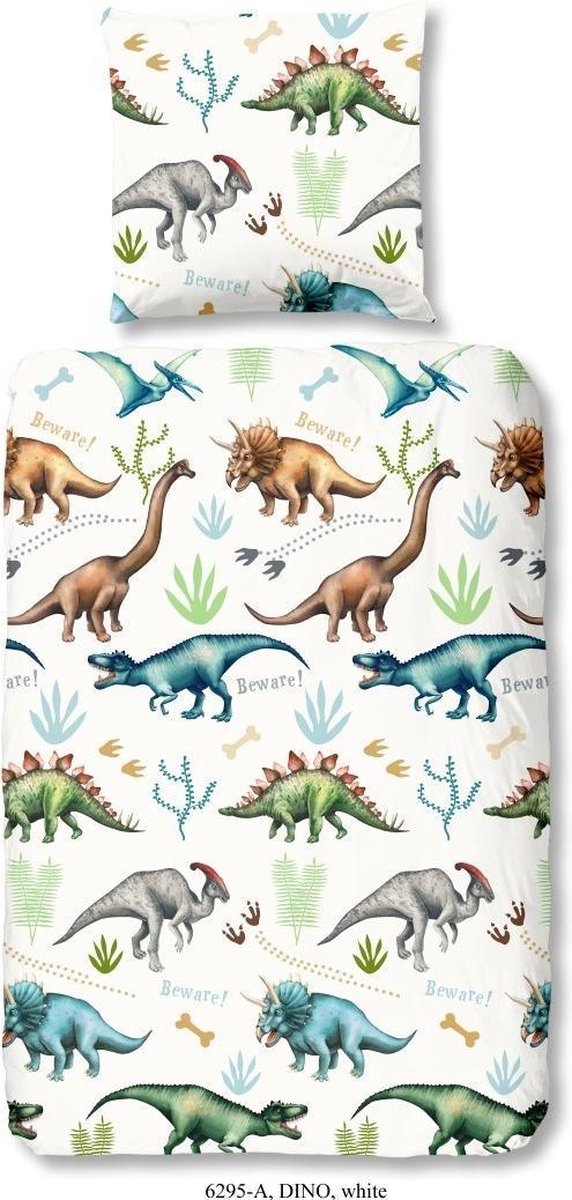 Good Morning dekbedovertrek jr. 120 x 150 cm katoen - Wit