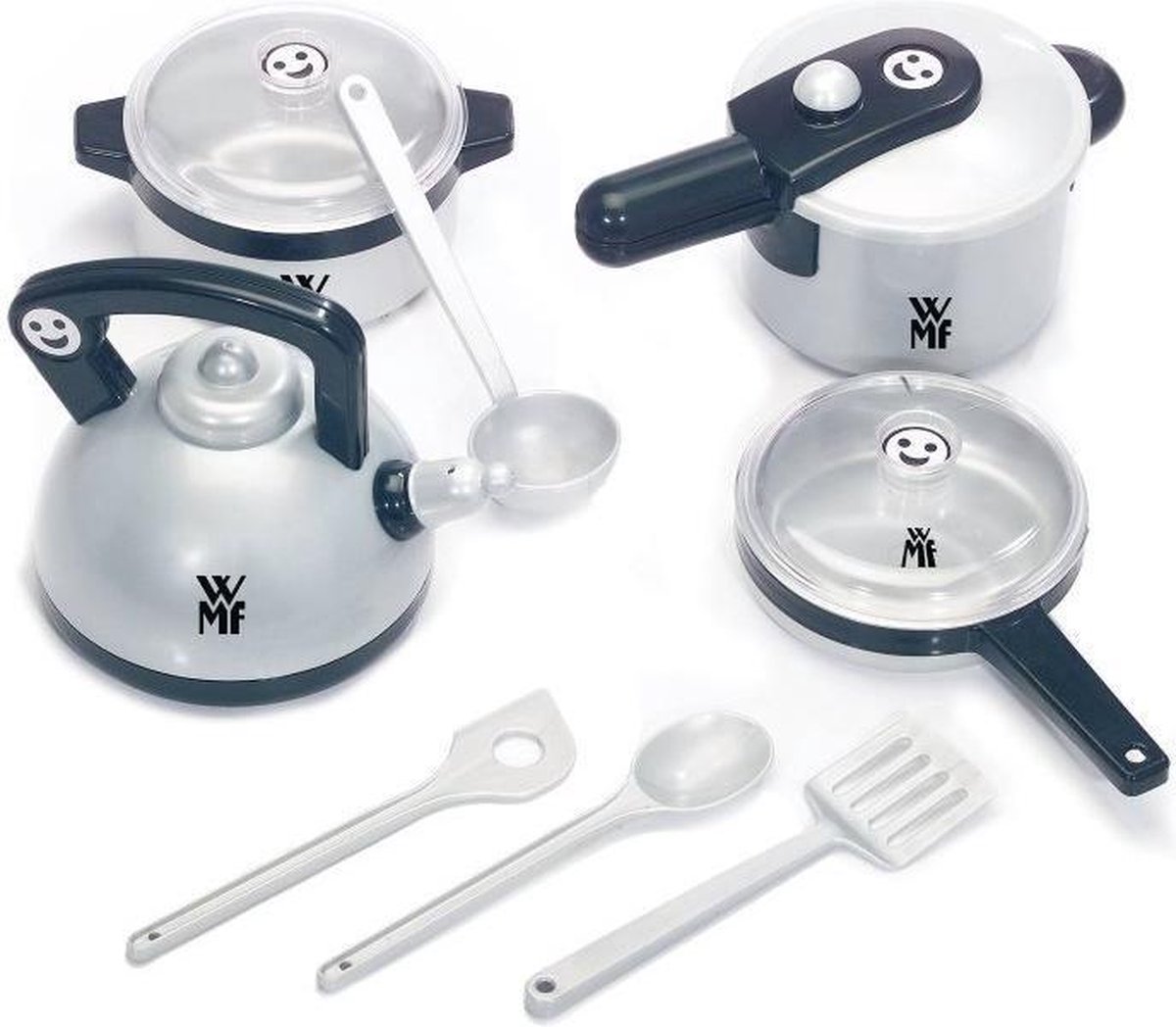 Theo Klein Klein WMF pannenset 8 delig - Grijs