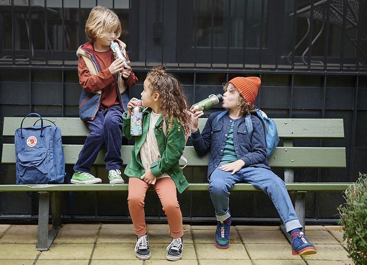 Danneels isoleerfles junior 350 ml RVS/siliconen