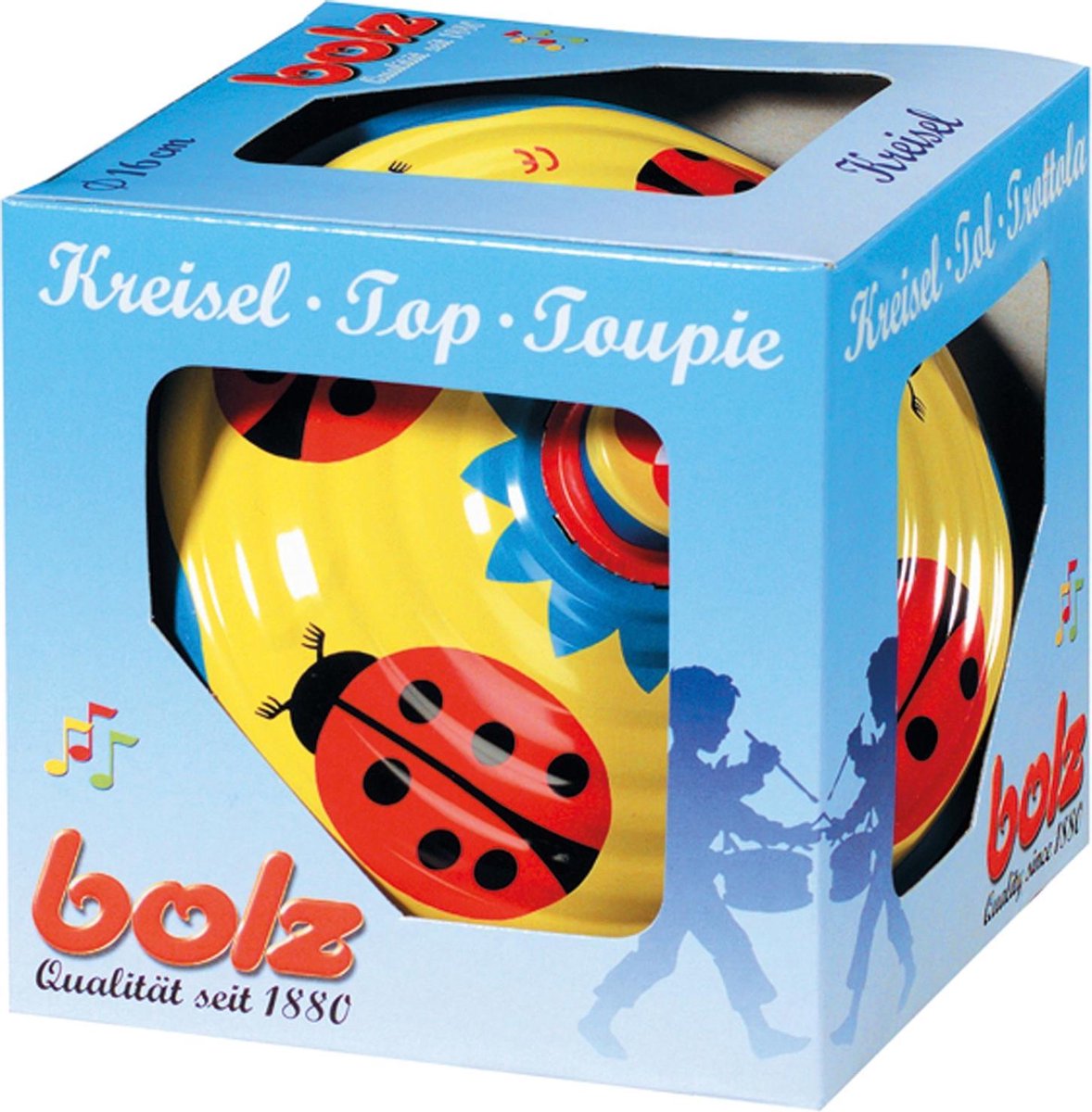 Lena bromtol Lieveheersbeestje junior 16 cm rood/geel/blauw