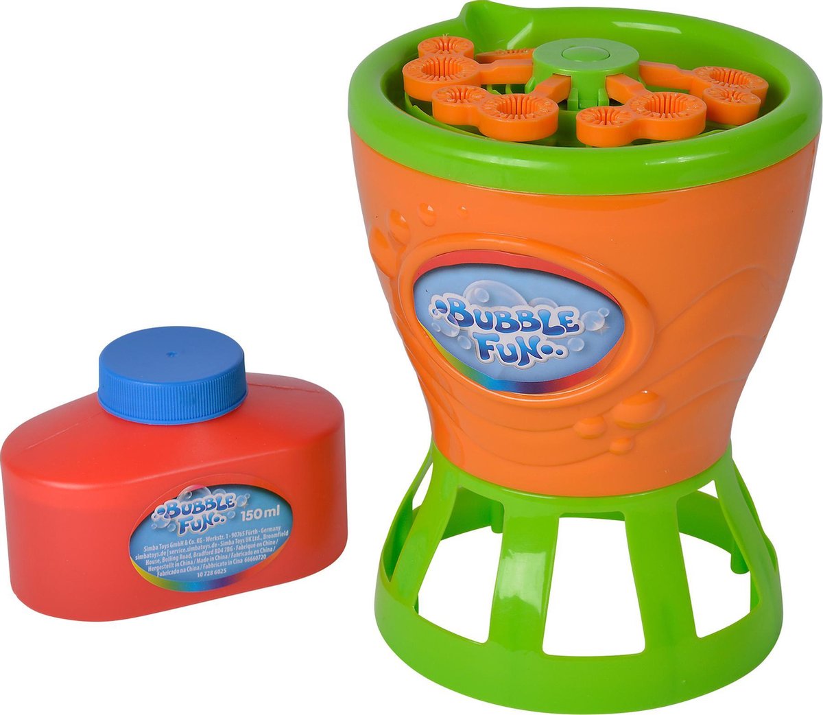 Simba bellenblaasmachine Bubble Fun oranje/groen
