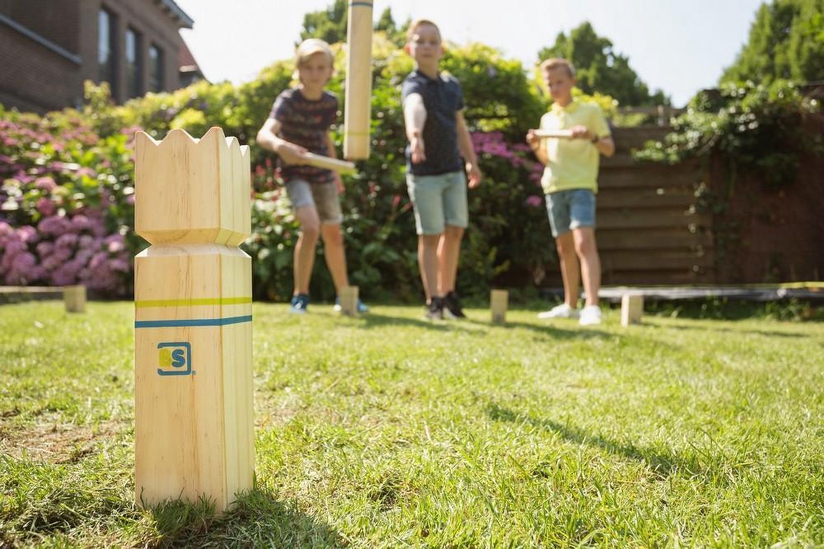 BS Toys Kubb vurenhout 21 delig