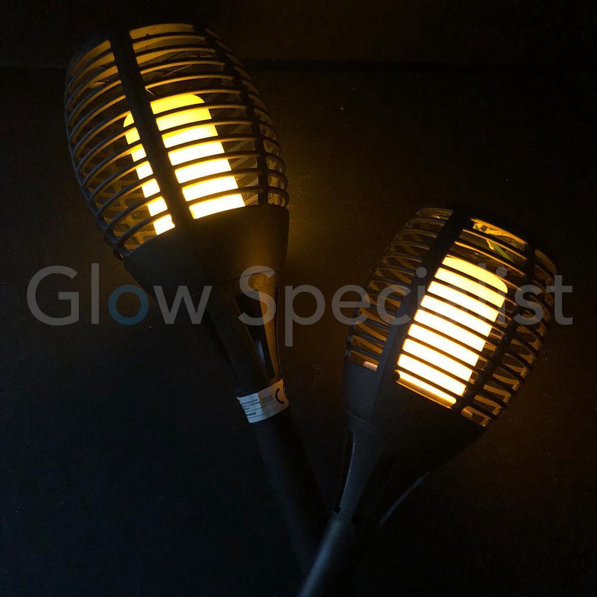 Grundig Solar Light Flame - 30 LED - Zwart