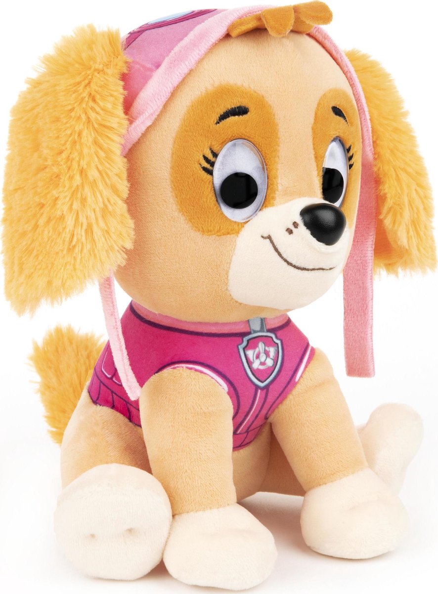 Spinmaster van der Meulen knuffel Skye Paw Patrol 23 cm pluche - Roze