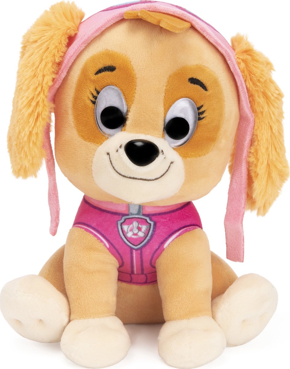 Spinmaster van der Meulen knuffel Skye Paw Patrol 23 cm pluche - Rosa