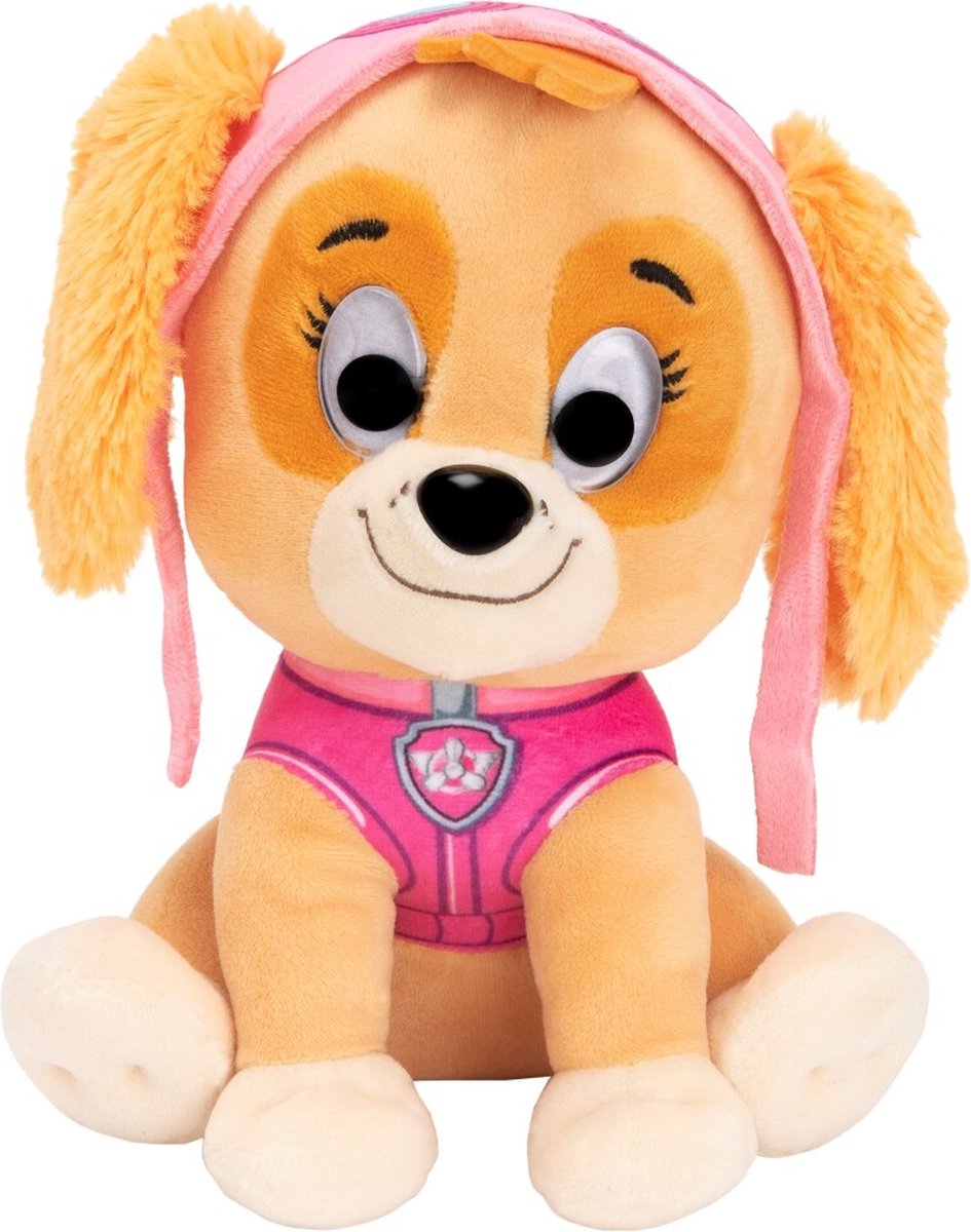 Spinmaster van der Meulen knuffel Skye Paw Patrol 23 cm pluche - Roze