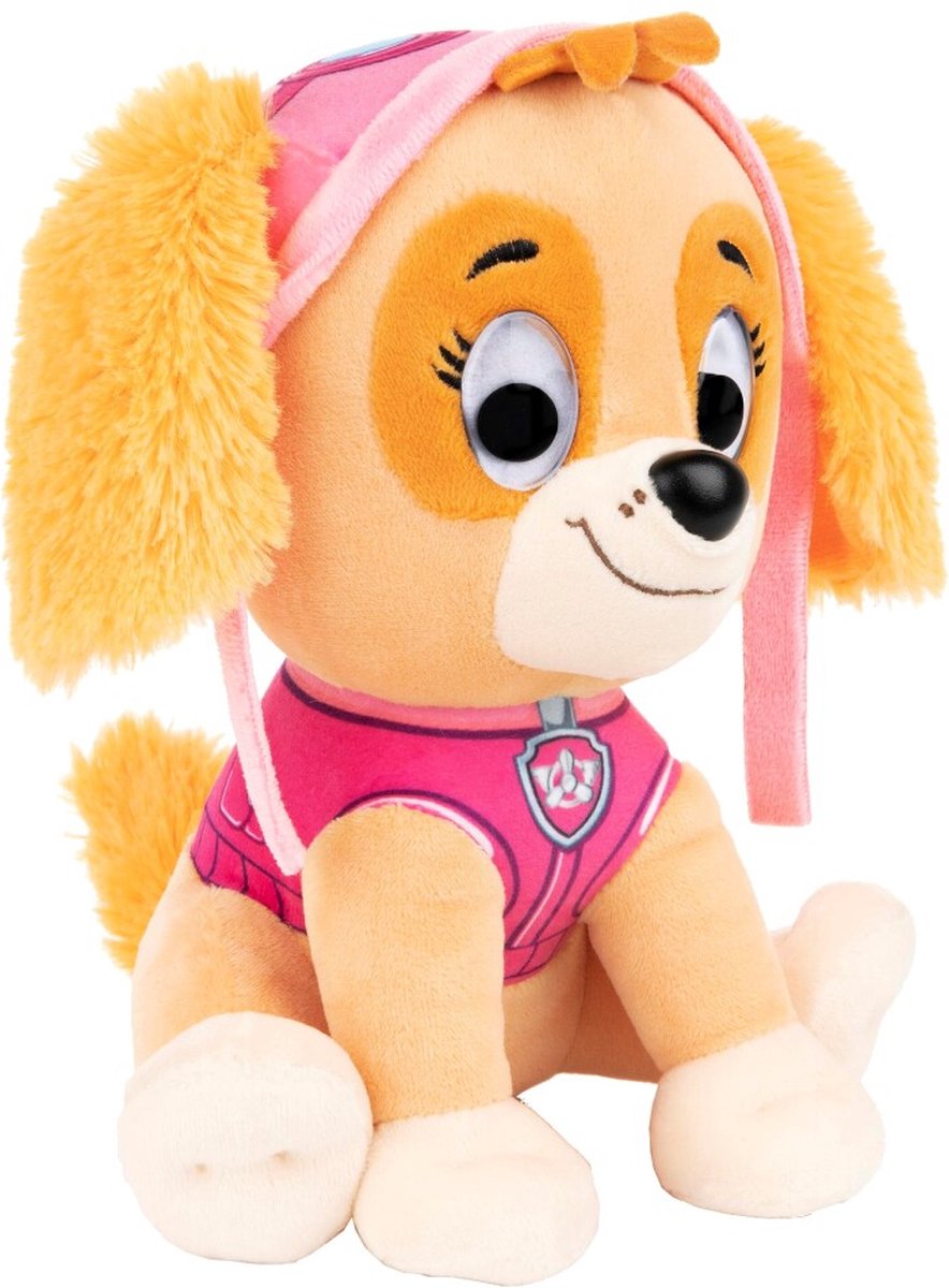 Spinmaster van der Meulen knuffel Skye Paw Patrol 23 cm pluche - Roze