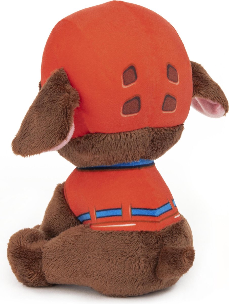Spinmaster van der Meulen knuffel Paw Patrol 15 cm pluche oranje/ - Bruin