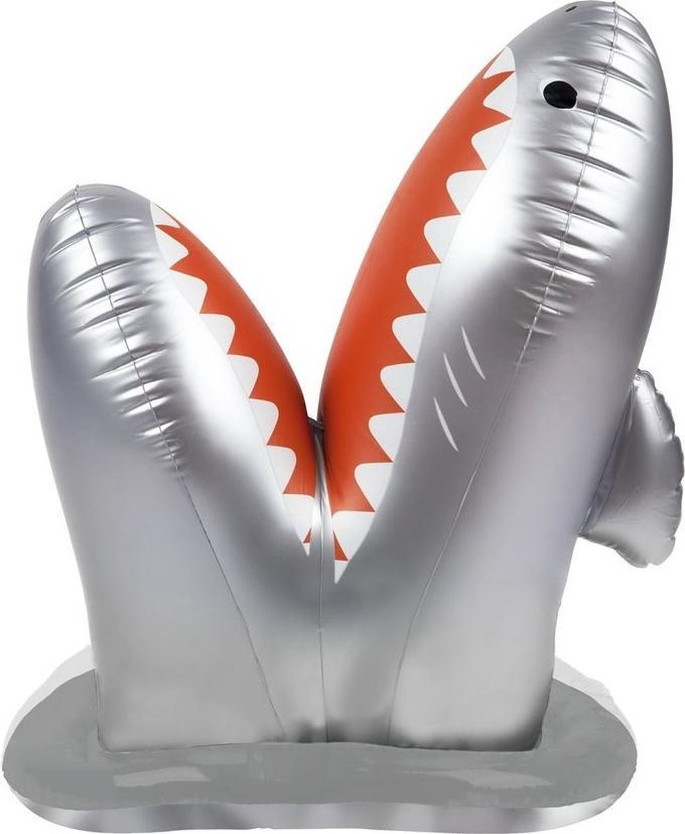 Sunnylife sproeier haaienaanval 60 x 40 x 70 cm PVC zilver