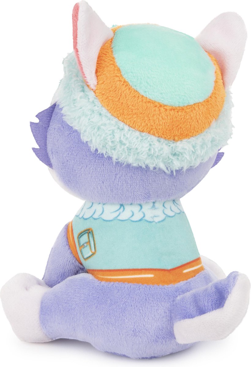Spinmaster van der Meulen knuffel Paw Patrol 15 cm pluche pastel paars