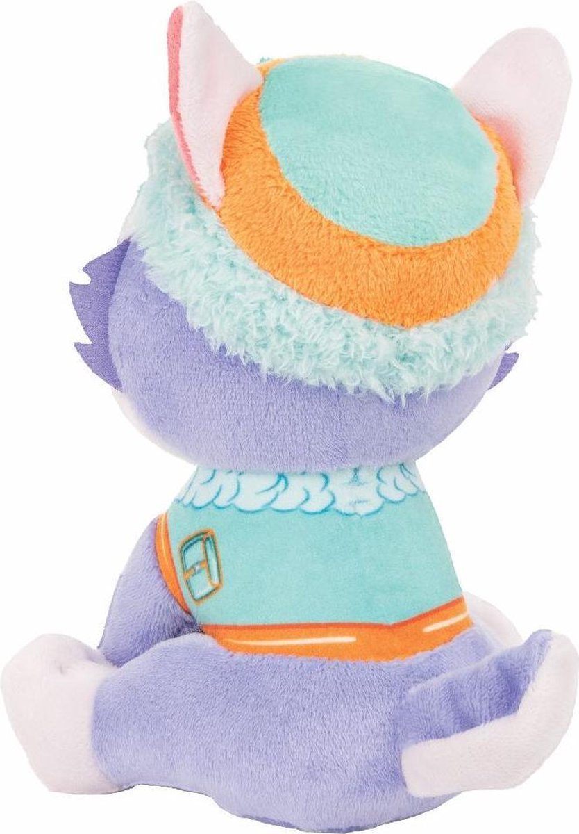 Spinmaster van der Meulen knuffel Paw Patrol 15 cm pluche pastel paars