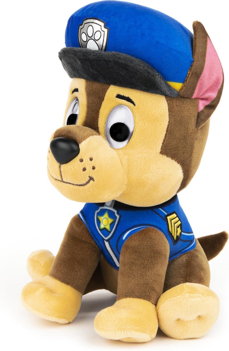 Spinmaster van der Meulen knuffel Paw Patrol 23 cm pluche/bruin - Blauw