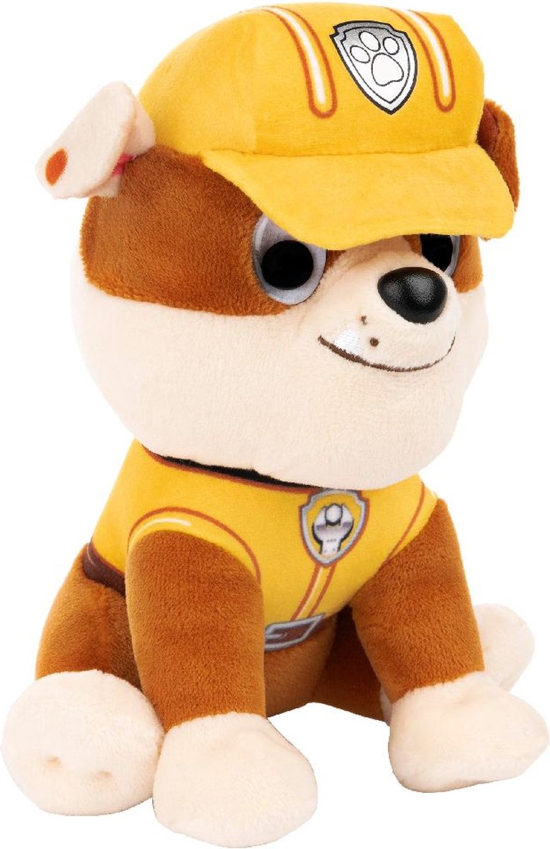 Spinmaster van der Meulen knuffel Paw Patrol 15 cm pluche/naturel - Geel