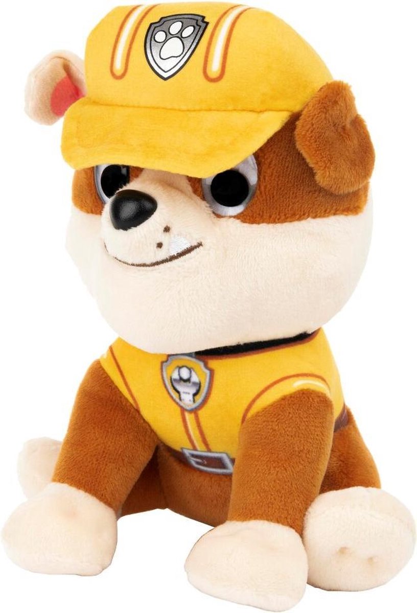 Spinmaster van der Meulen knuffel Paw Patrol 15 cm pluche/naturel - Geel