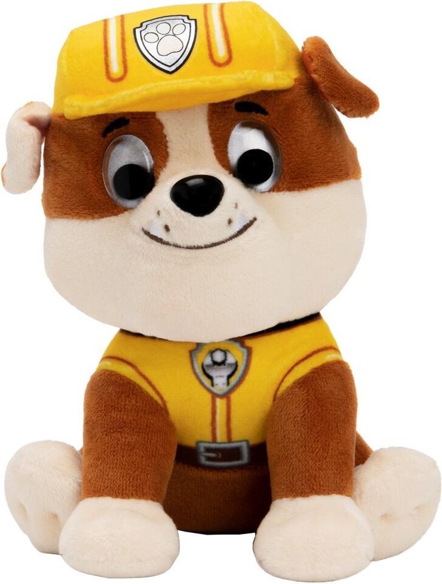 Spinmaster van der Meulen knuffel Paw Patrol 15 cm pluche/naturel - Geel