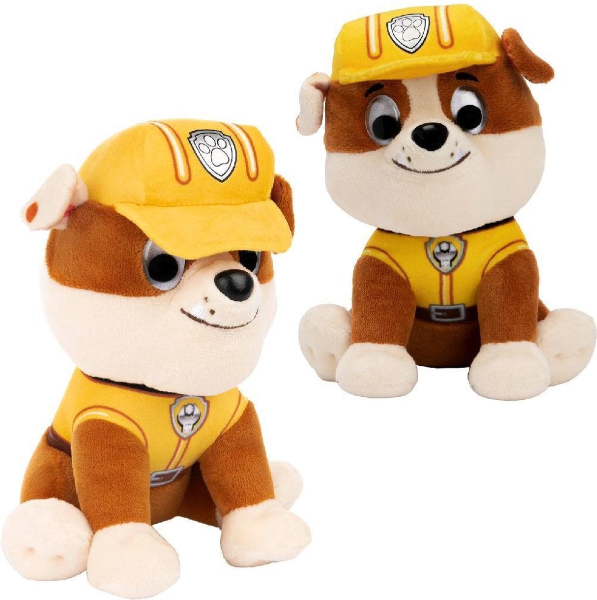 Spinmaster van der Meulen knuffel Paw Patrol 15 cm pluche/naturel - Geel