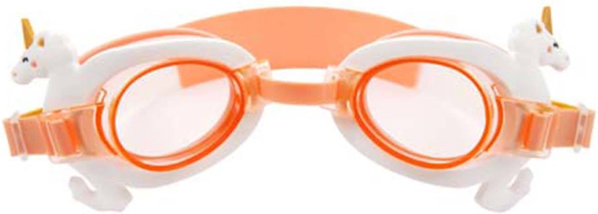 Sunnylife zwembril zeemeermin junior 16 x 5 cm rubber - Roze