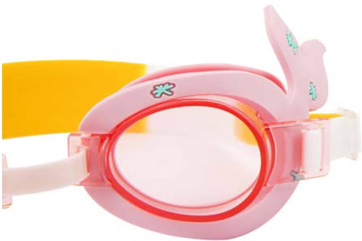 Sunnylife zwembril zeemeermin junior 16 x 5 cm rubber - Roze