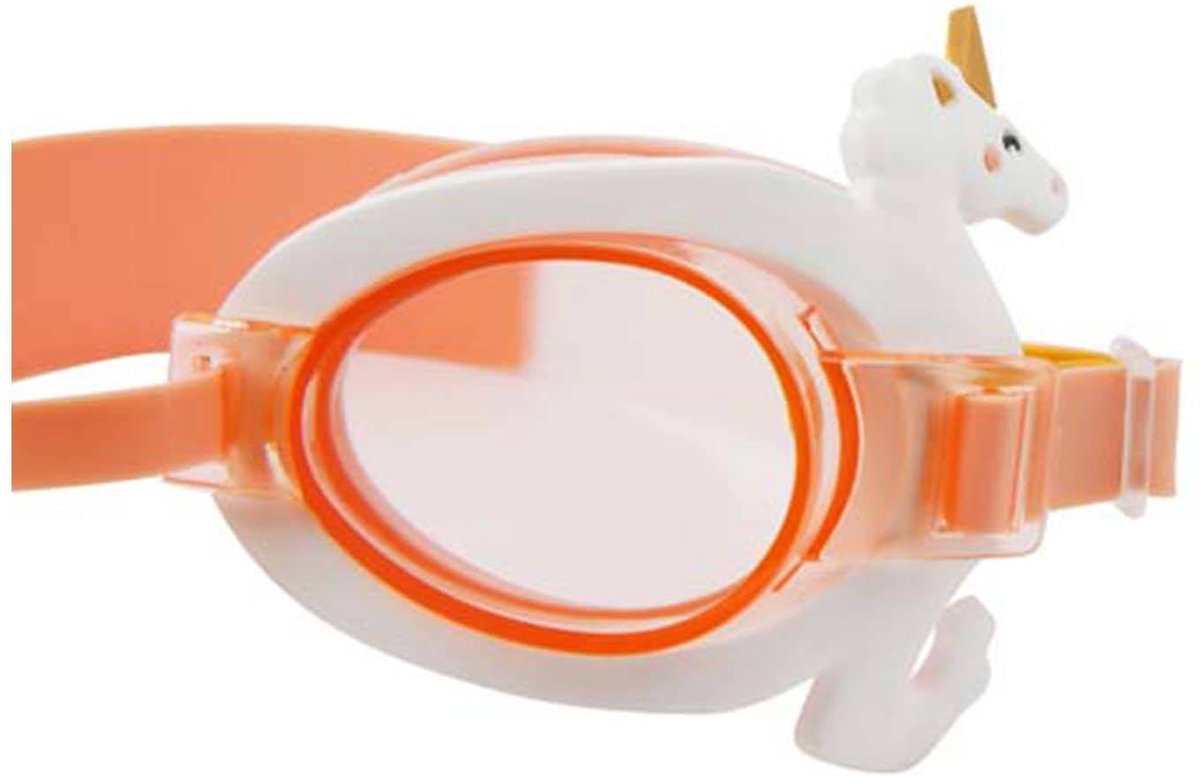 Sunnylife zwembril zeemeermin junior 16 x 5 cm rubber - Roze