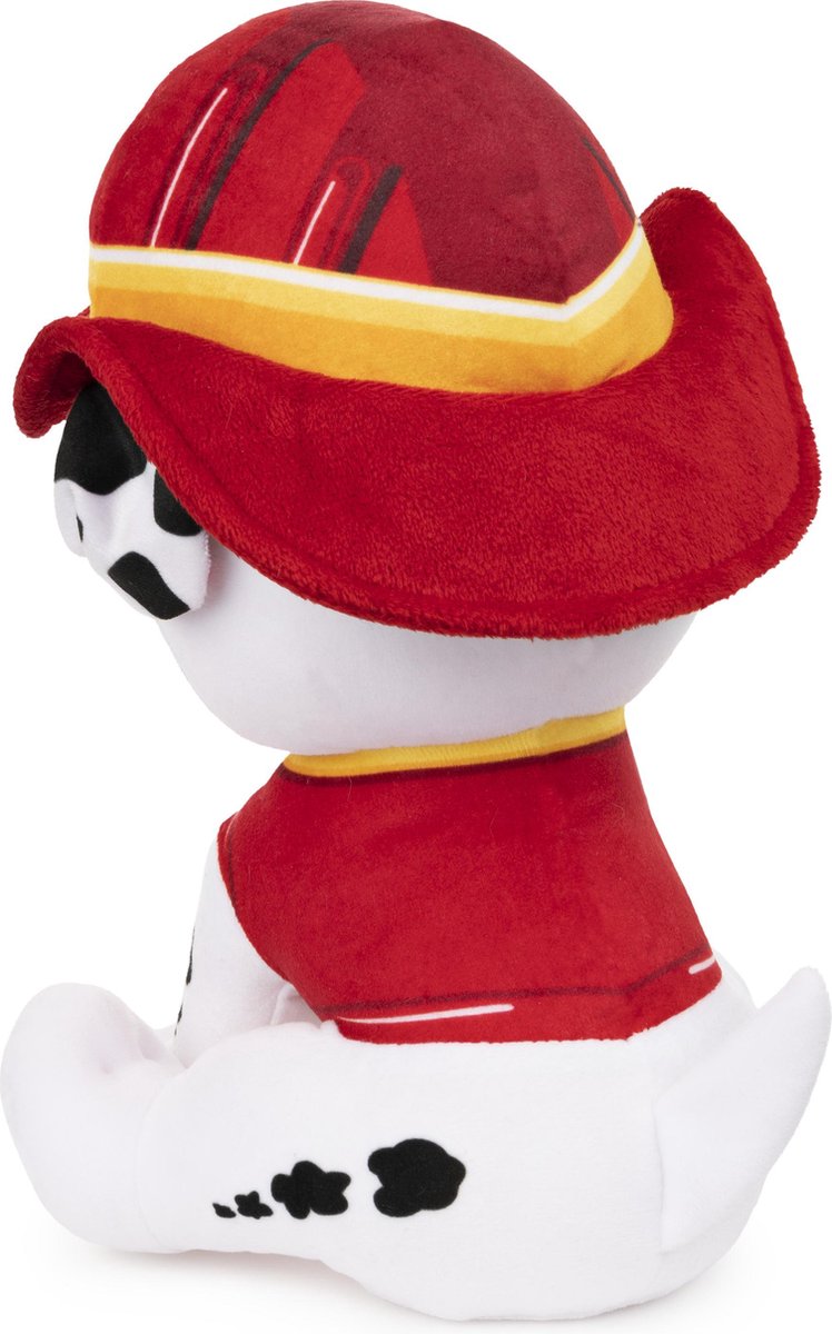 Spinmaster van der Meulen knuffel Paw Patrol 23 cm pluche/wit - Rood