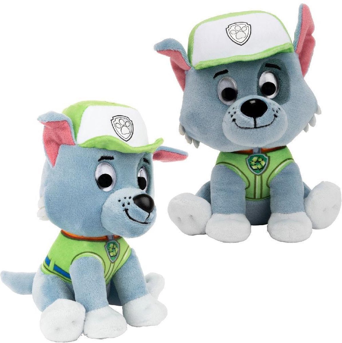 Spinmaster van der Meulen knuffel Paw Patrol 15 cm pluche/grijs - Groen