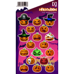 Imagicom stickervel Halloween Pumpkin junior 19 x 11 cm PVC - Oranje