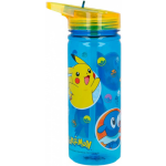 Stor waterfles Pokémon junior 580 ml tritan blauw/geel