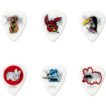 Dunlop Blackline Originals BL109P73 Frank Kozik 0.73mm plectrumset (6 stuks)