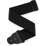 D'Addario 74T000 gitaarband voor basgitaar 3" breed zwart met padding