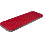 Bo-Camp Luchtbed - Box - 1 Persoons - 195x66x9 cm Middengrijs/ - Rood